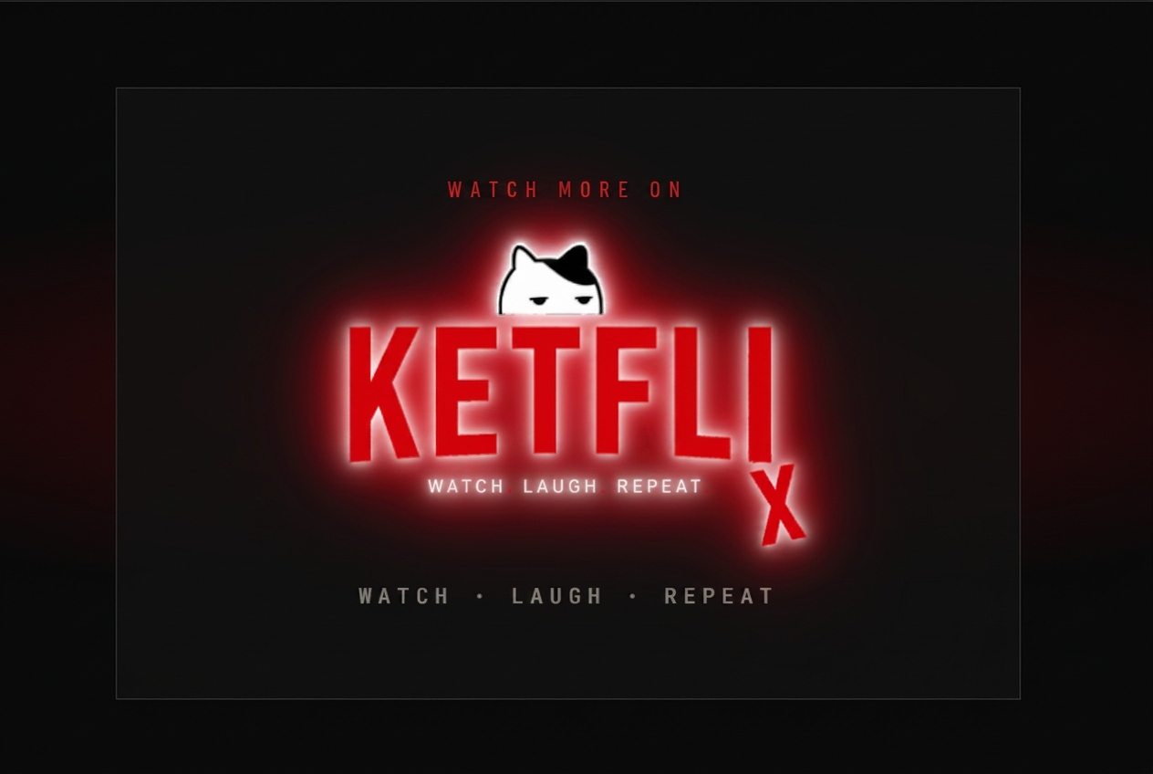 KETFLIX — watch more on. watch. laugh. repeat.